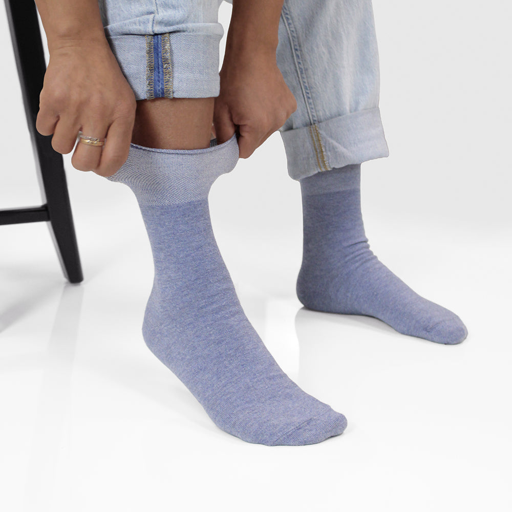 Minfot Sensitive Bambu Strumpor Melange 5-pack