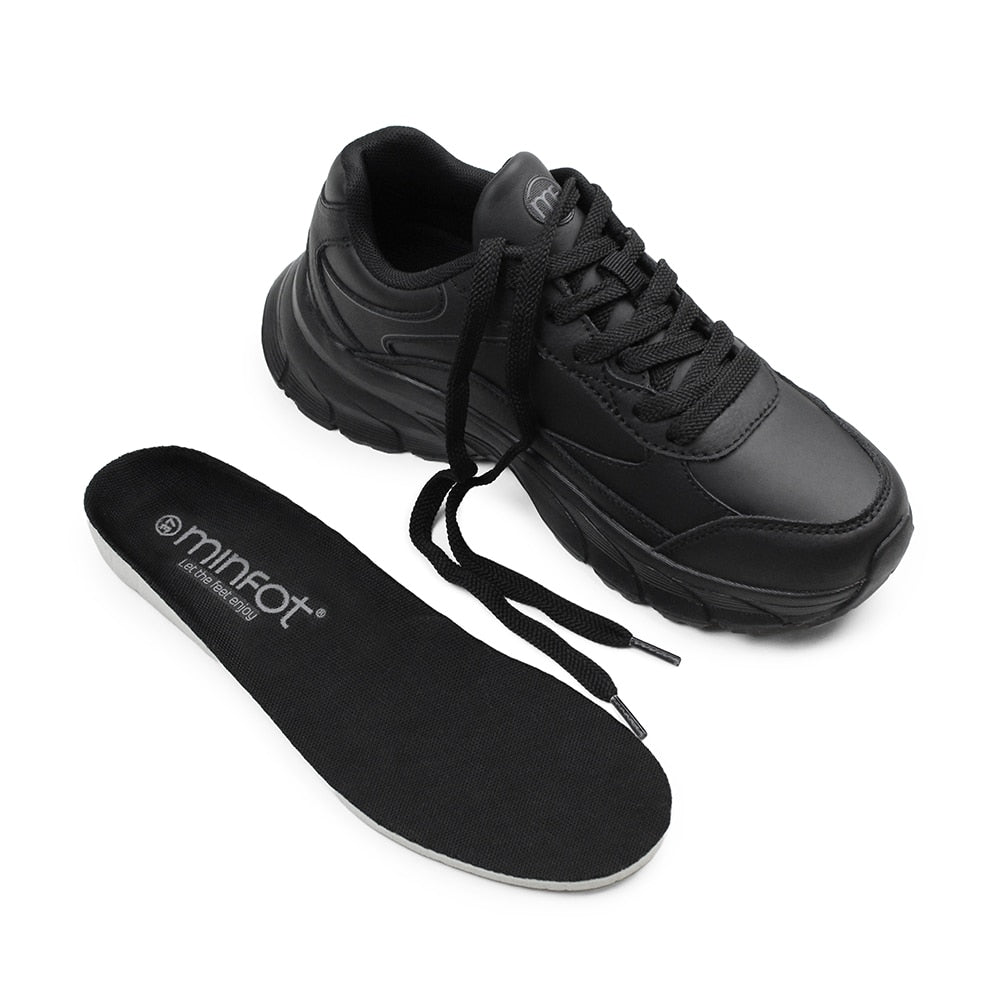 Produktbild 11 - Minfot Sneaker Joy Läder Svart