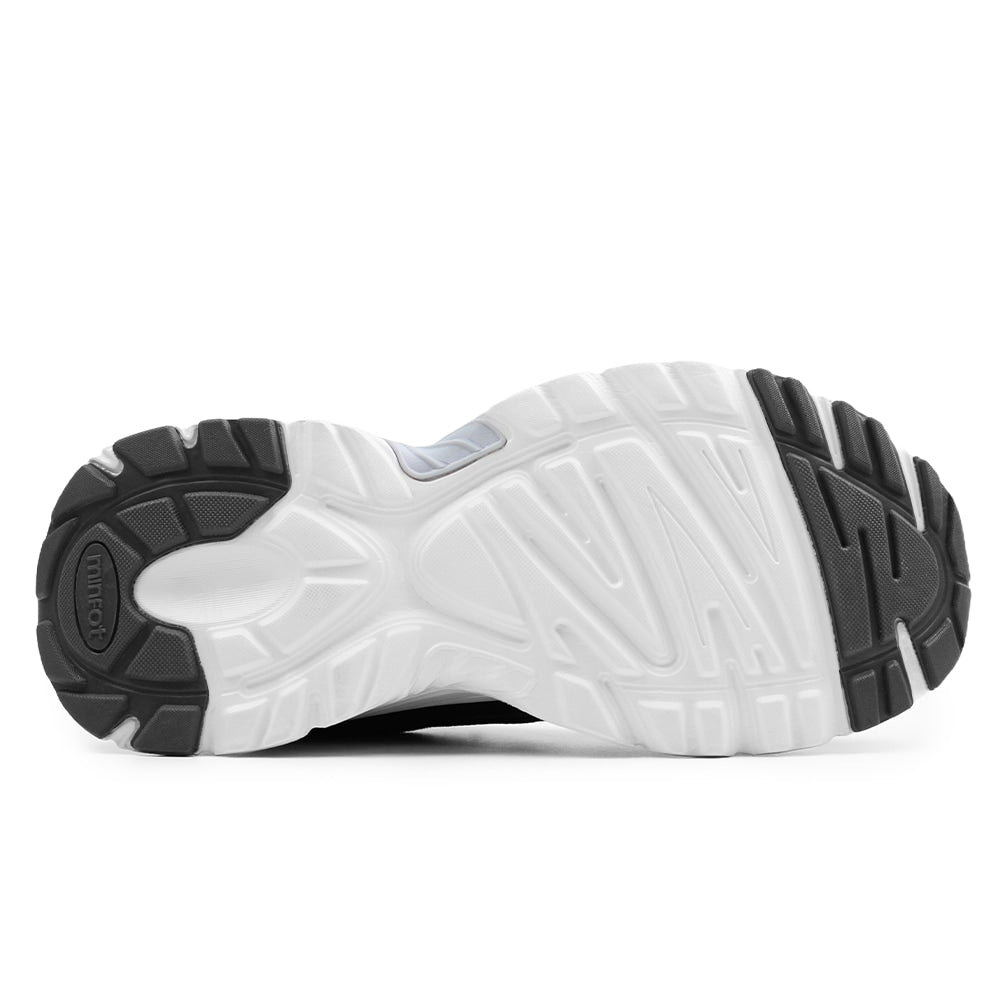 Produktbild 6 - Minfot Sneaker Joy Mesh Mocka Svart Vit