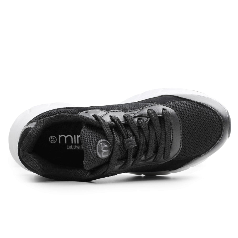 Produktbild 5 - Minfot Sneaker Joy Mesh Mocka Svart Vit