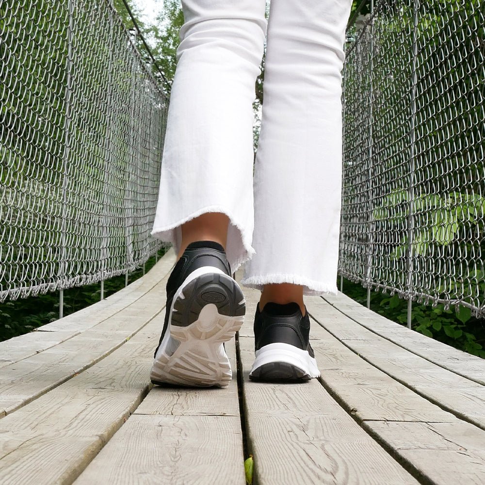 Produktbild 14 - Minfot Sneaker Joy Mesh Mocka Svart Vit