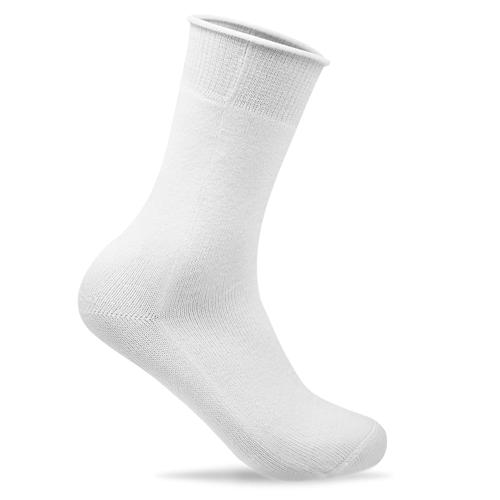 Minfot Sömlösa Strumpor Bomull Vit 1-pack