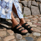 Minfot Sandal Mjuk Bio Nero Mocka