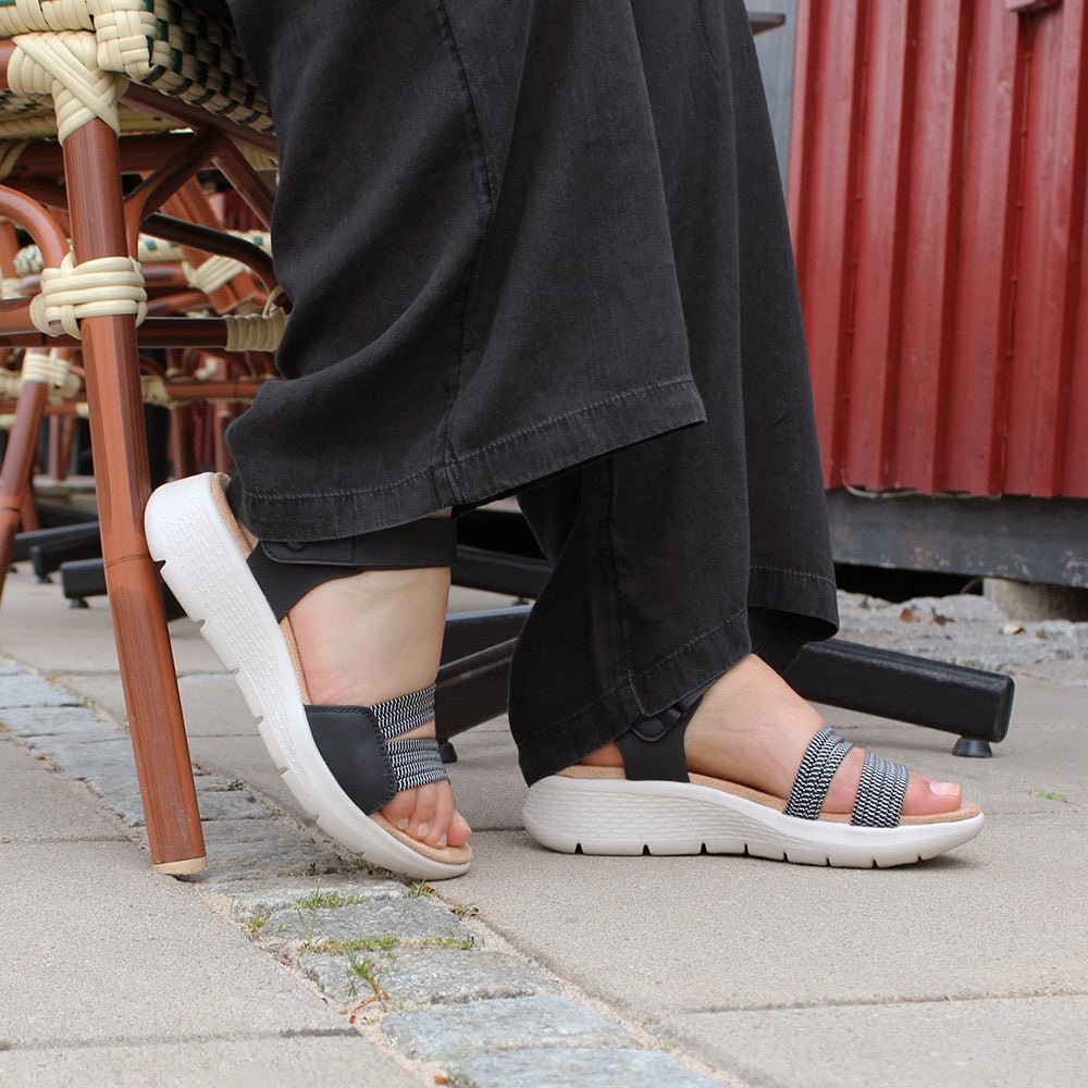 Minfot Cloudlite Eve Sandaler Dam Svart