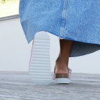 Minfot Dots Sandaler Dam Mjuk Bio Rosa