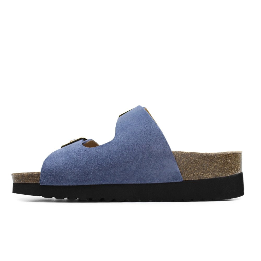 Produktbild 4 - Minfot Sandaler Mjuk Bio Moa Mocka Indigoblå