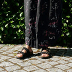 Minfot Moa Sandaler Dam Bio Mocka Nero