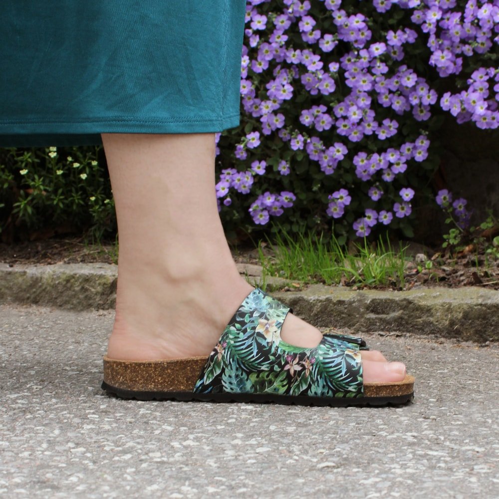 Minfot Sandaler Softstep Tropical Glow Svart