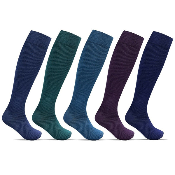 Minfot-Stodstrumpor-Bambu-Norrsken-5-pack