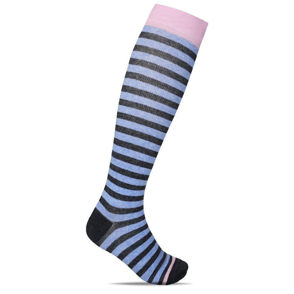 Minfot Stödstrumpor Bomull Eco Line Blue 1-pack