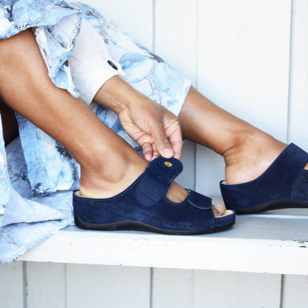 Minfot Sandaler Stretch Skagen Navy