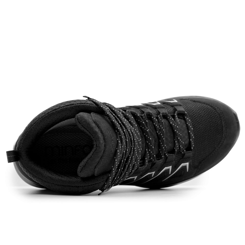 Minfot Stride Mid Skor Unisex Vattentät TEX Svart