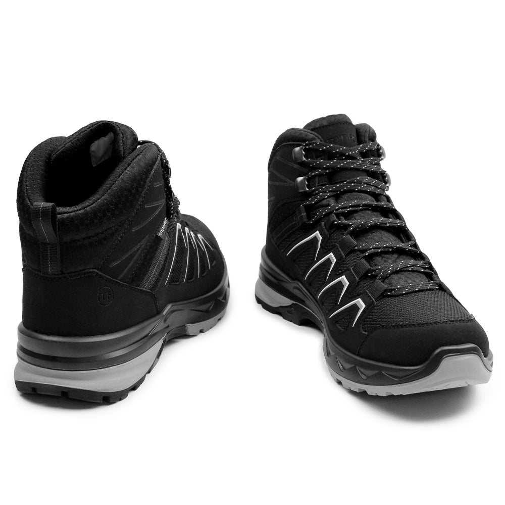 Minfot Stride Mid Skor Unisex Vattentät TEX Svart