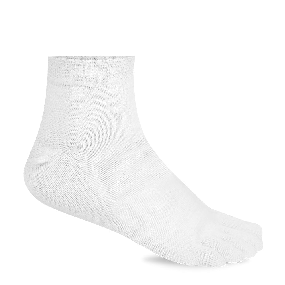 Minfot Tåstrumpor Bomull vit 1-pack