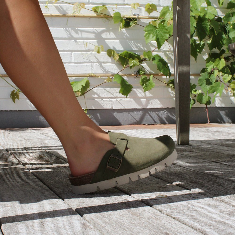 Produktbild 8 - Minfot Tofflor Upstep Dana Mocka Grön