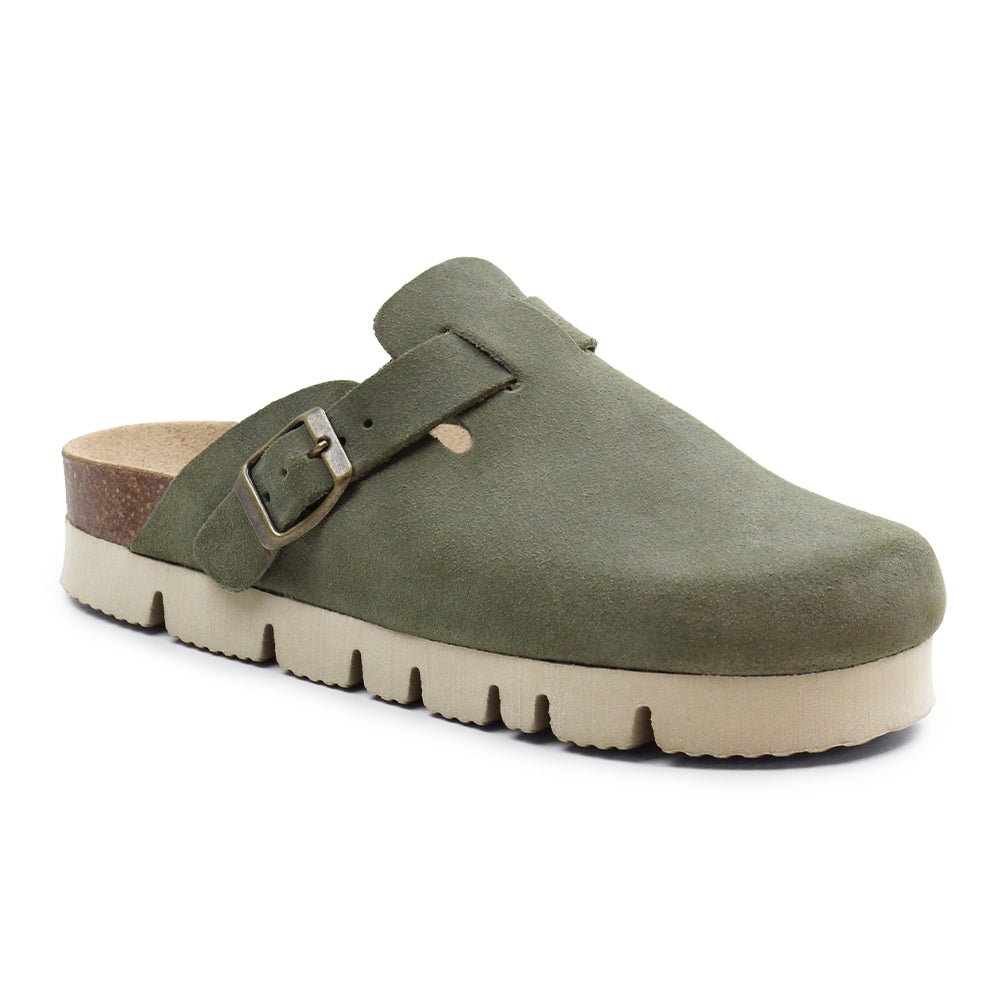 Minfot Tofflor Upstep Dana Mocka Grön