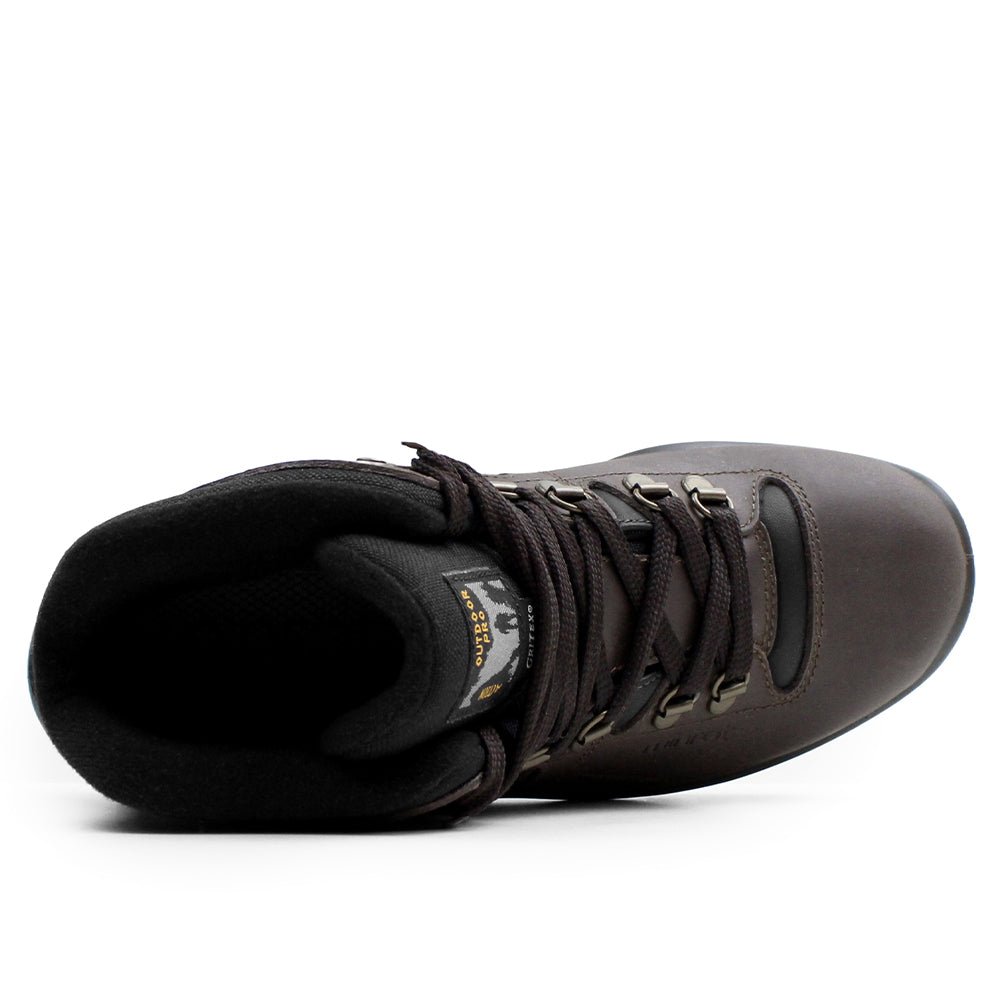 Minfot Trekker Vandringskängor Unisex Vattenavvisande TEX Läder Brun