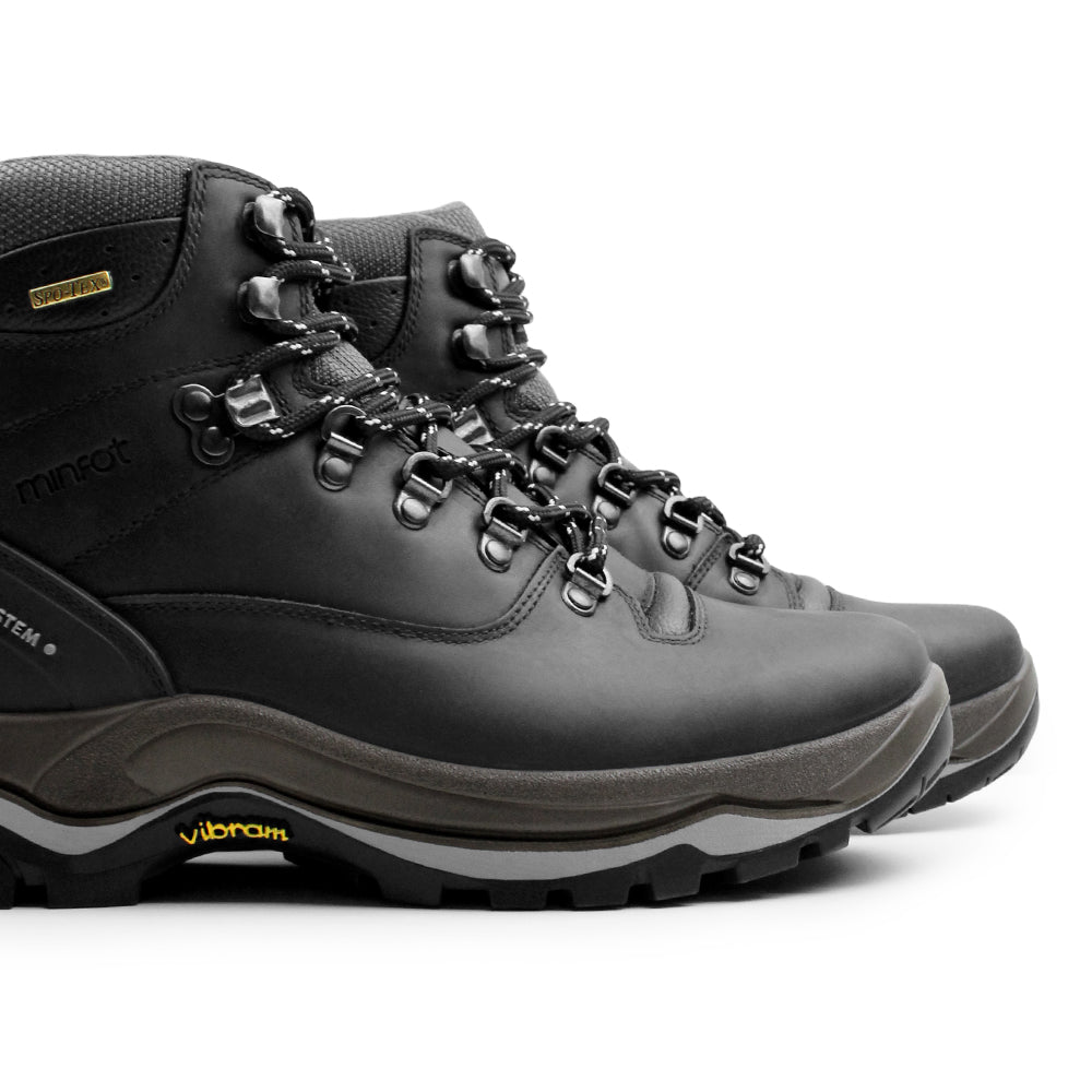 Produktbild 8 - Minfot Trex Vandringskängor Vattentät TEX Läder Svart