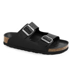 Minfot Uni Bred Biosandal Skinn Svart