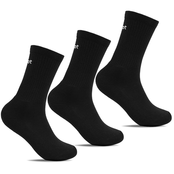 Minfot-Vandringsstrumpor-Bambu-Merinoull-Svart-3-pack