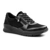 Minfot Vei Sneaker Stretch Nubuck Svart Oxid