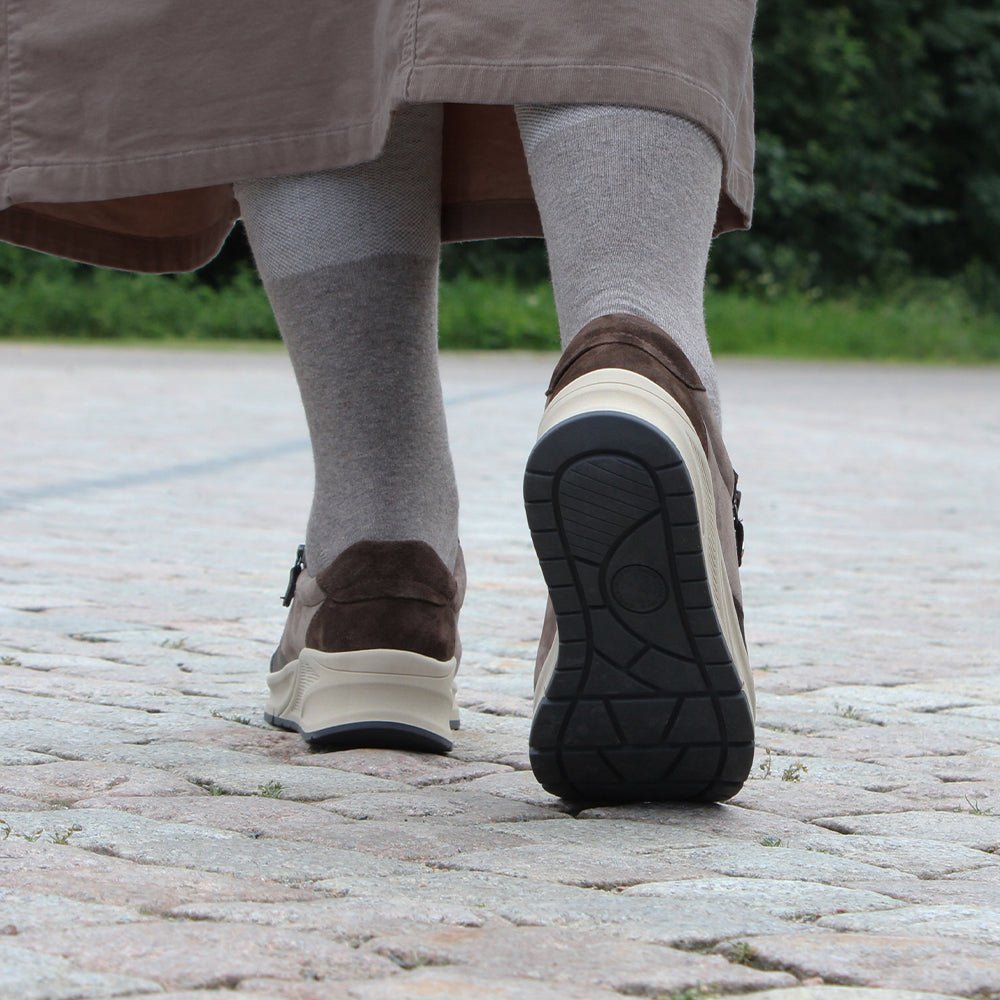 Produktbild 16 - Minfot Vei Sneaker Stretch Nubuck Taupe Oxid