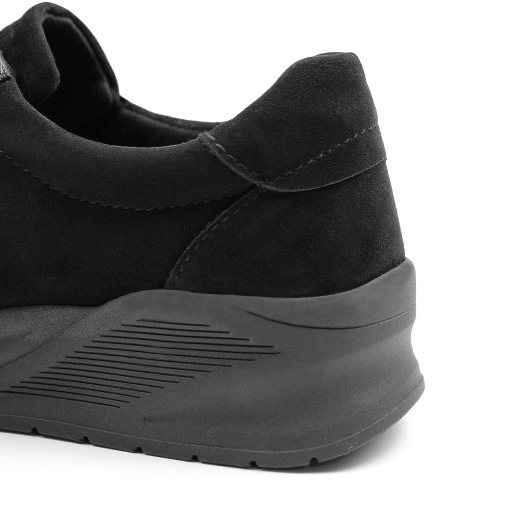 Produktbild 10 - Minfot Vei Sneaker Stretch Nubuck Svart Oxid
