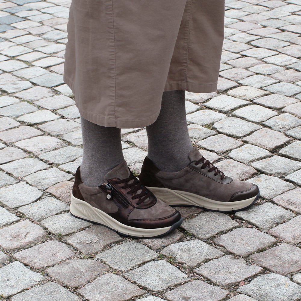 Produktbild 14 - Minfot Vei Sneaker Stretch Nubuck Taupe Oxid