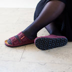 Minfot Sandaler Voss Mocka Vinröd