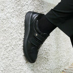 Minfot Way Sneaker Bred Stretch med kardborre Svart