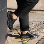 Minfot Way Sneaker Bred Stretch Zip Svart