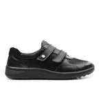 Minfot Way Sneaker Bred Stretch med kardborre Svart