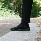 Minfot Way Sneaker Bred Stretch med kardborre Svart