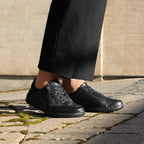 Minfot Way Sneaker Bred Stretch Zip Svart