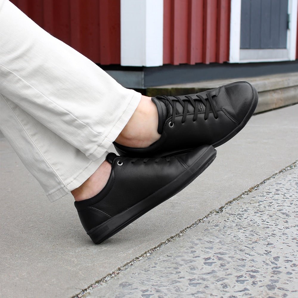 Minfot Aveny Sneaker Skinn Svart