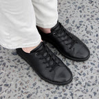 Minfot Aveny Sneaker Dam Skinn Svart
