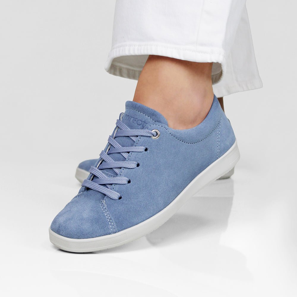 Minfot Aveny Sneaker Mocka Ljusblå