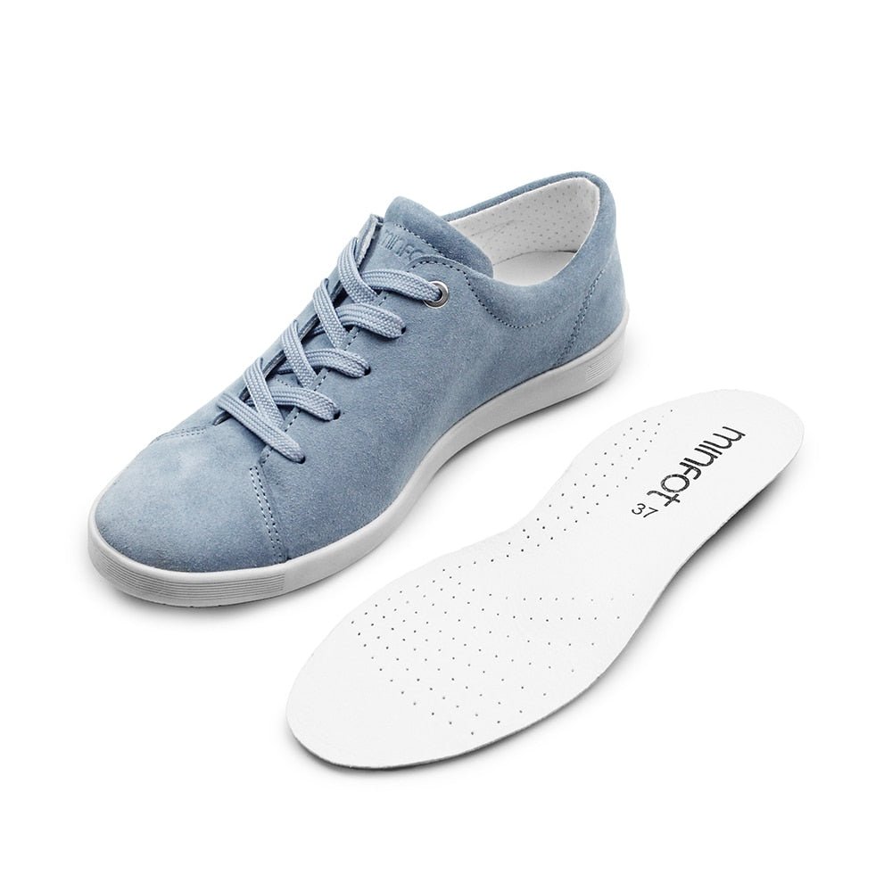 Minfot Aveny Sneaker Mocka Ljusblå