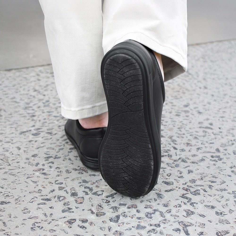 Minfot Aveny Sneaker Skinn Svart