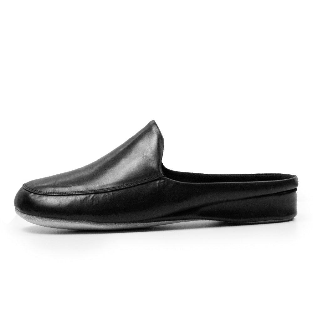 Produktbild 4 - Minfot Herrtofflor Tage Läder Svart