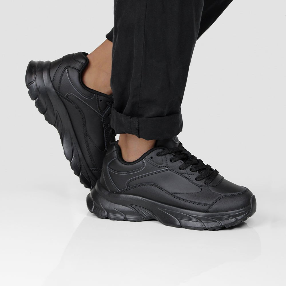 Minfot Sneaker Joy Läder Svart