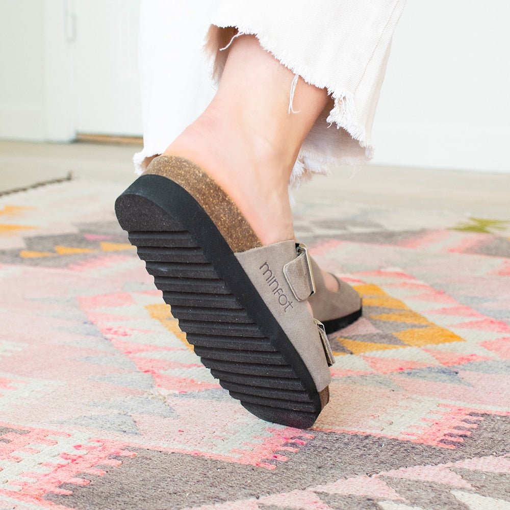 Minfot Sandaler Mjuk Bio Moa Mocka Grå