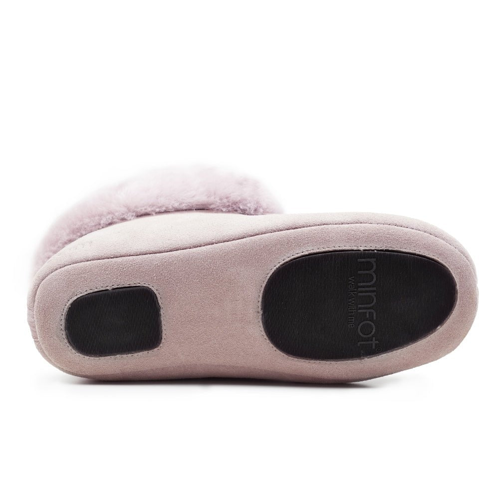 Produktbild 2 - Minfot Fårskinnstofflor Hemse Med Sula Rosa