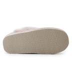 Minfot Fårskinnstofflor Slip-on Duved med sula Rose