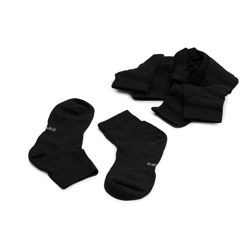 Minfot-fuktabsoberande-bambustrumpor-svart-5-pack
