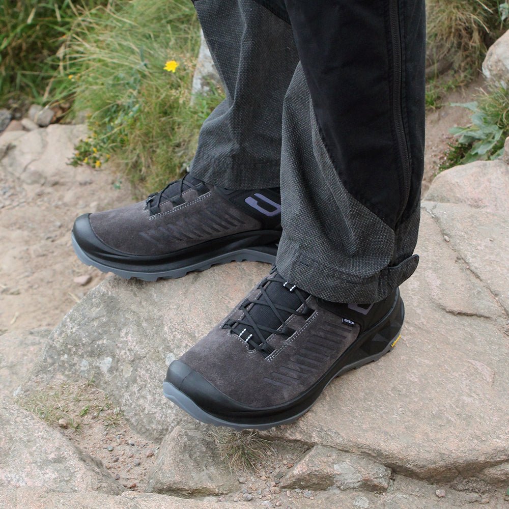 Minfot Granit Low Skor Unisex Vattenavvisande TEX Mocka Grå