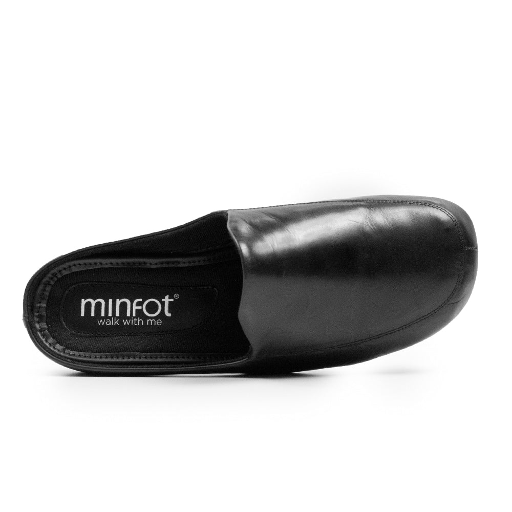 Produktbild 5 - Minfot Herrtofflor Tage Läder Svart