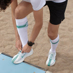 Minfot Sport Kompressionsstrumpor Lyocell Power Vit 2-pack