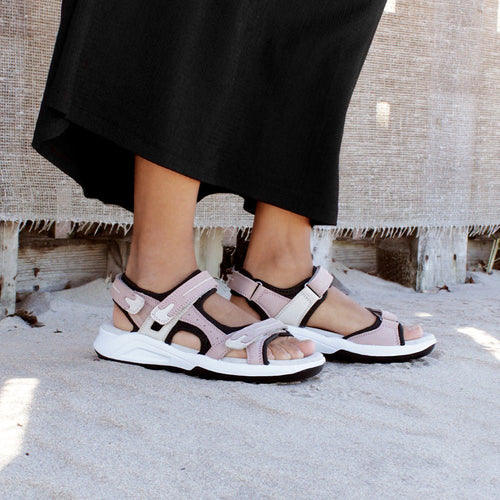 Minfot Nyhamn Sandaler Dam Pink Beige