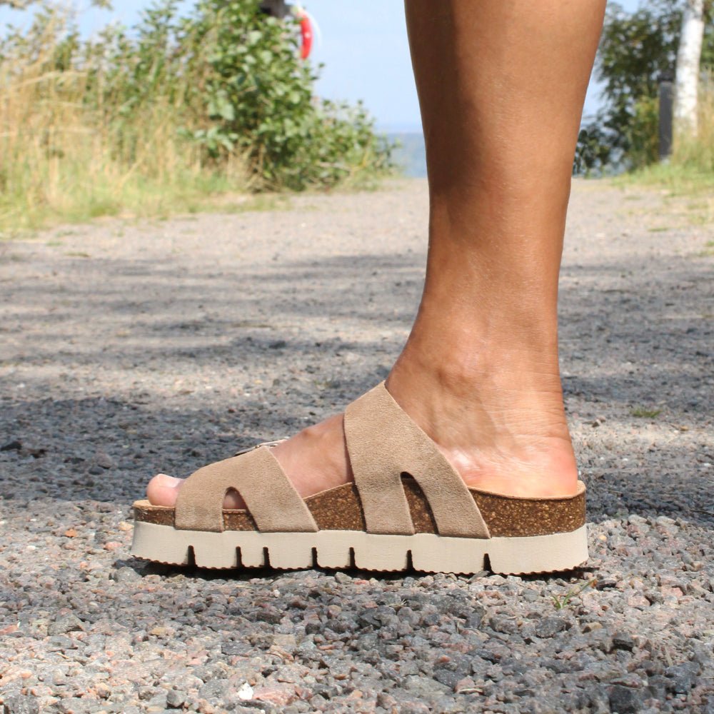 Produktbild 9 - Minfot Sandal Upstep Lill Mocka Taupe